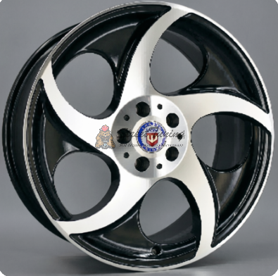 картинка Диски iV-1264 R18 8.5J ET35 5X108 Black+silver магазин  StreetTuning 