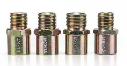 картинка Проставка под масляный фильтр для подключения датчиков, золотая магазин  StreetTuning 