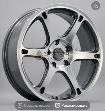 картинка Диски iV-037 R18 8J ET35 5X112 Black+silver магазин  StreetTuning 