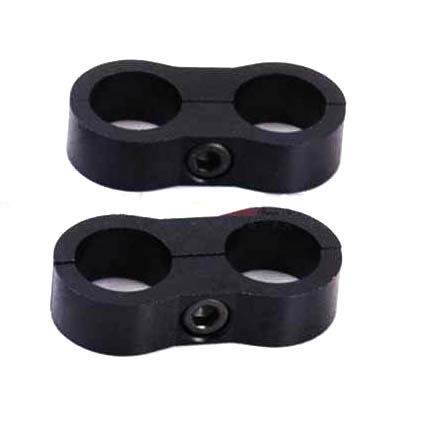 картинка Крепеж  (разделитель) для шланга AN6 черный магазин  StreetTuning 