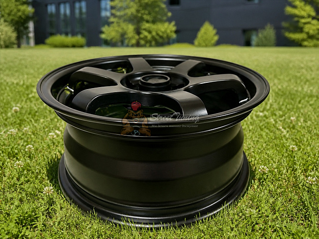картинка Новые диски Rays TE37 R15 J6.5 ET38 4X100/114.3 Black магазин  StreetTuning 