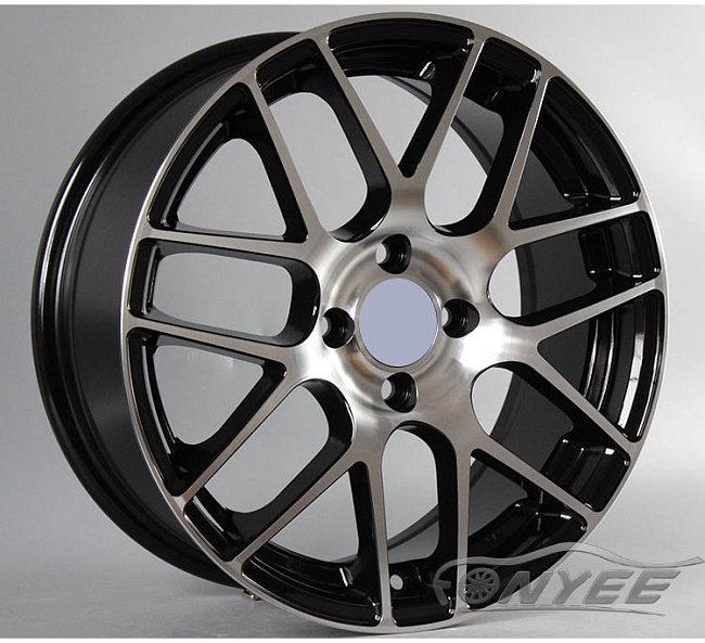 картинка Новые диски HRE P40SC Replika R18 5X114,3 ET37 J8,5, черные + серебро магазин  StreetTuning 