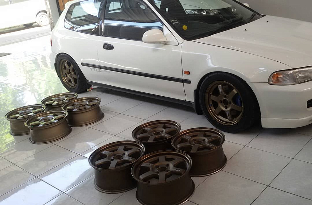 картинка Новые диски Rays TE37 R15 4X100 ET38 J6,5 бронзовые матовые от магазина  StreetTuning