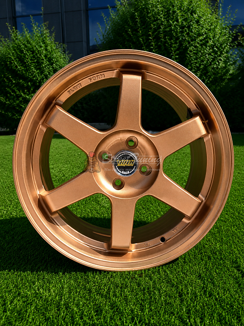 картинка Новые диски Rays TE37 R17 J7.5 ET38 4x100 Bronze Mat магазин  StreetTuning 