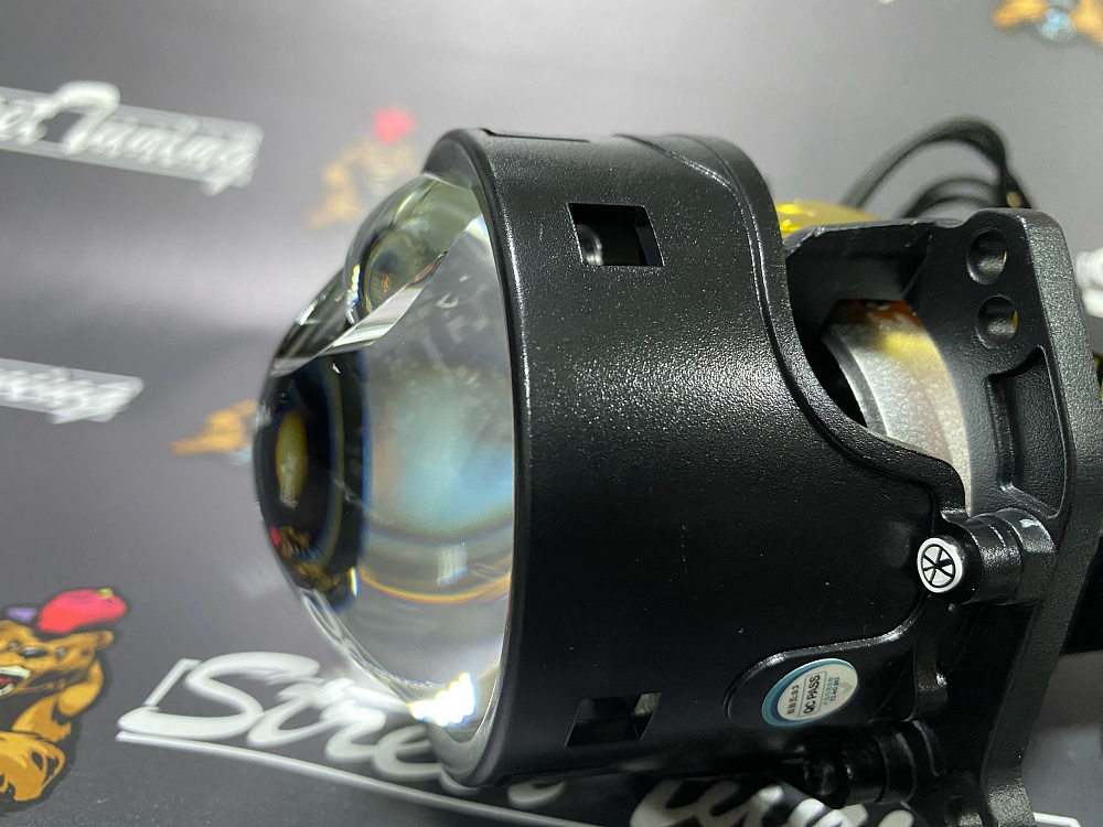 картинка Светодиодные линзы Sanvi A8L Laser, 3 дюйма 6000k от магазина  StreetTuning