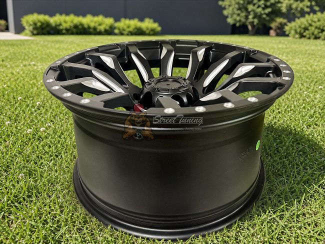 картинка Новые диски Fuel Style R17 J9 ET0 6X139.7 Black магазин  StreetTuning 