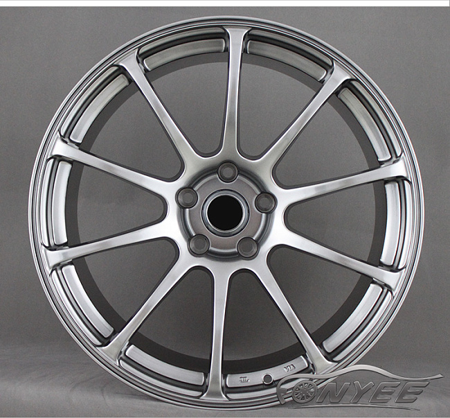 картинка Новые диски Advan RS R19 5x114,3 ET35 J9,5 серебро + серый магазин  StreetTuning 
