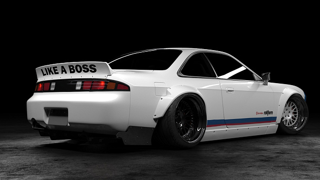 картинка Спойлер Ducktail для Nissan Silvia S14 магазин  StreetTuning 