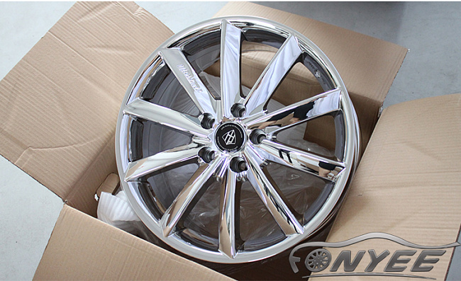 картинка Новые диски Fledermaus - Cuervo10 R17 J7 ET42 5x108 хром магазин  StreetTuning 