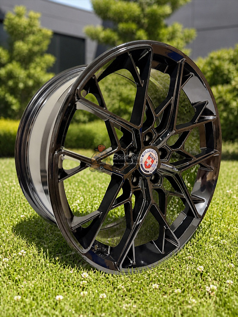 картинка Новые диски HRE FF10 R19 J8.5 ET35 5X112 черные магазин  StreetTuning 