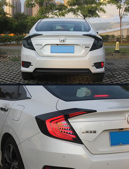 картинка Задние фары для Honda Civic 2014-2017 г вариант 2 магазин  StreetTuning 