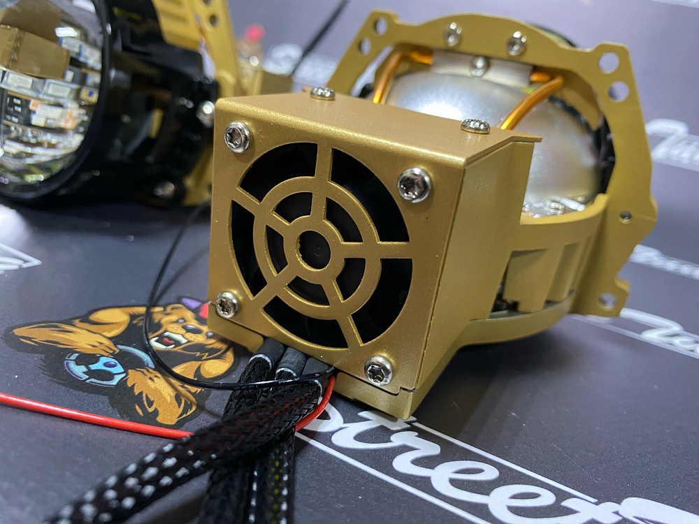 картинка Светодиодные линзы Sanvi L80 Laser, 3 дюйма 5500k от магазина  StreetTuning
