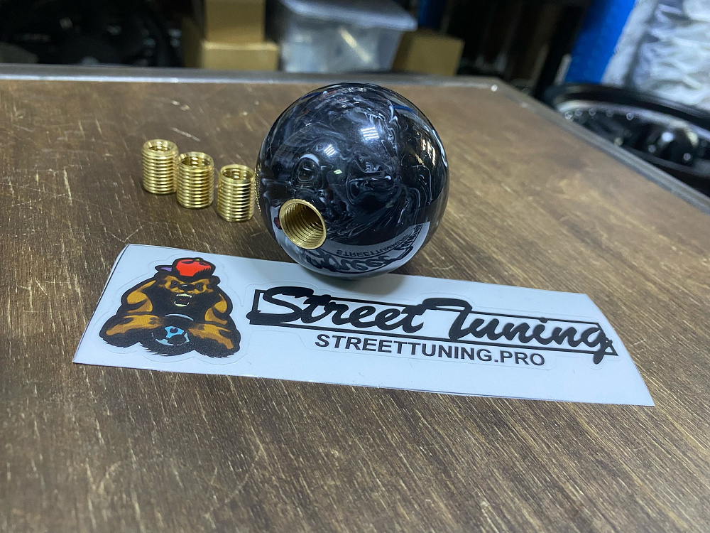 картинка Ручка переключения передач, микс черный + белый JDM от магазина  StreetTuning
