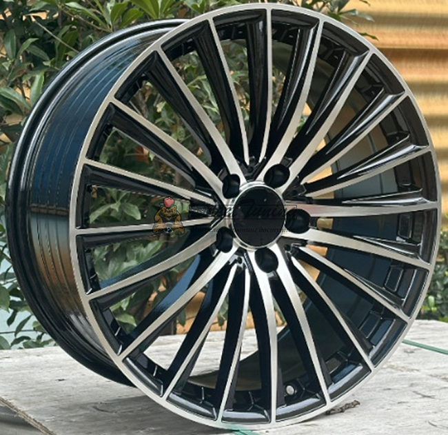 картинка Диски  AMG FBX149 R21 J9 ET40 5X112 black + polished магазин  StreetTuning 