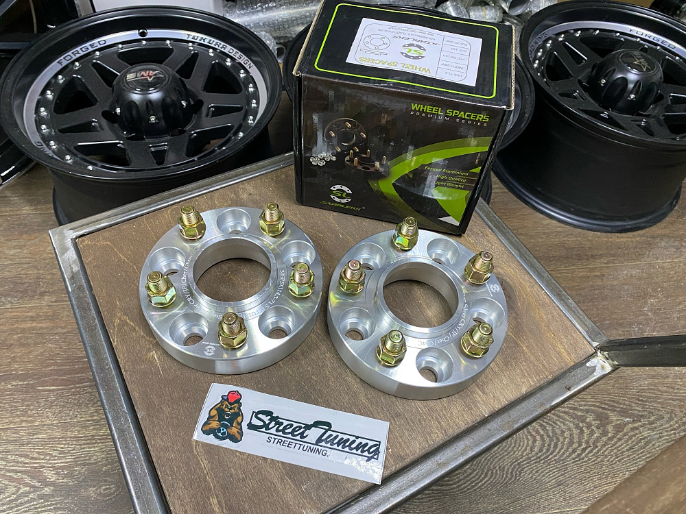картинка Проставка Starleks 30 мм 5x114.3 цо 71.5 шпилечная 1/2-20 от магазина  StreetTuning