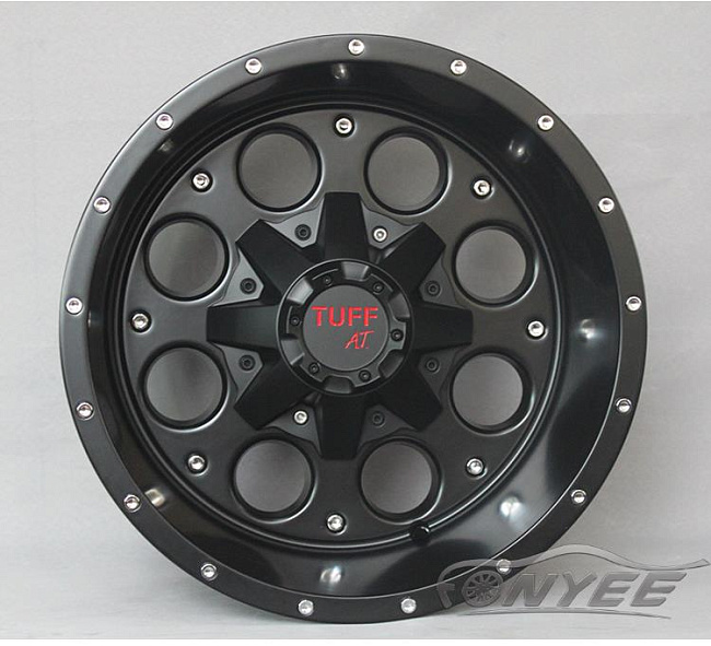 картинка Новые диски TUFF AT R15 5X114,3 ET0 J8 черые магазин  StreetTuning 