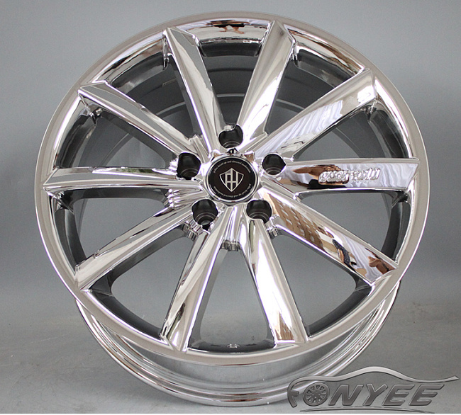 картинка Новые диски Fledermaus - Cuervo10 R17 J7 ET42 5x108 хром магазин  StreetTuning 