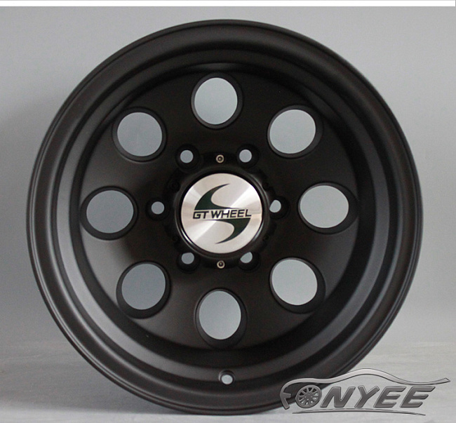картинка Новые диски GT wheels style 2 R16 6x139,7 ET-38 J10 черный мат магазин  StreetTuning 