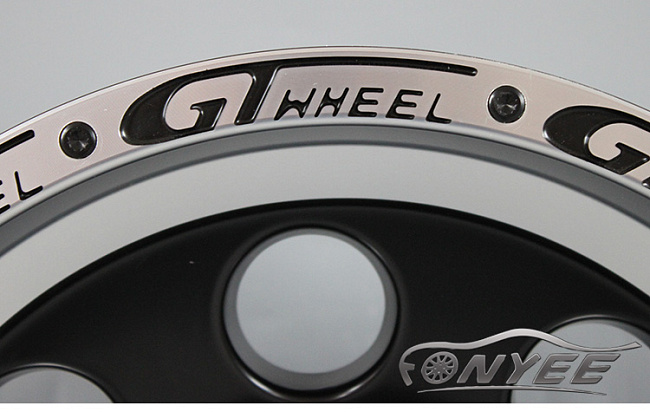 картинка Новые диски GT Wheel R15 6X139,7 ET0 J8 черные с серебристой полкой магазин  StreetTuning 