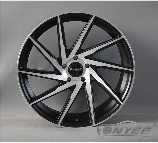 картинка Новые диски F1R F29 R20 5х120 ET35 J8,5 черный + серебро магазин  StreetTuning 
