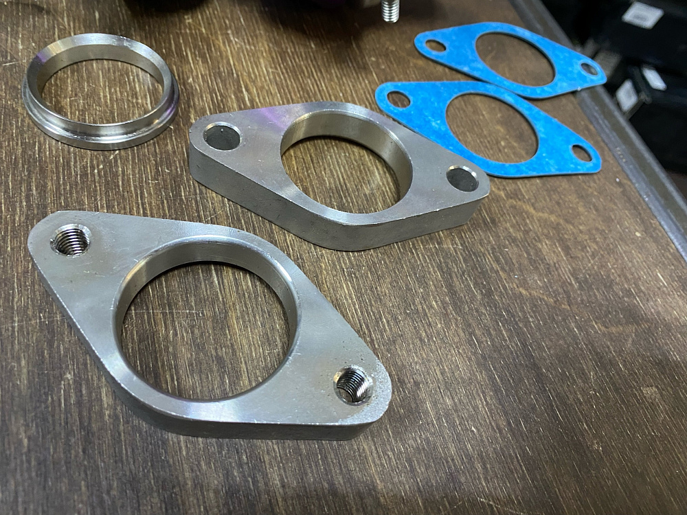 картинка Вестгейт (Wastegate) 44 мм Epman Sport , фиолетовый фланец 2 болта от магазина  StreetTuning