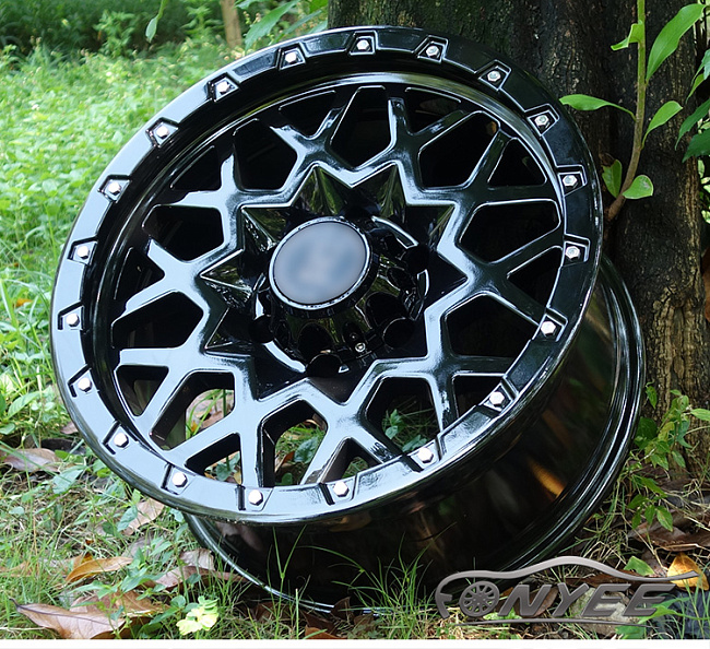 картинка Новые диски Black Rhino Sprocket R16 6X139,7 ET-25 J8,5 черный глянец магазин  StreetTuning 