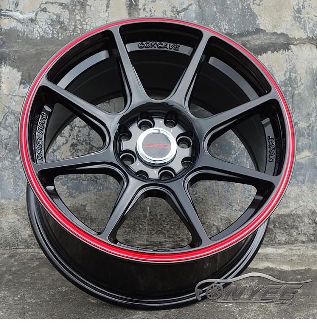 картинка Новые диски BRAVE R16 4x114,3 ET38 J7 черные магазин  StreetTuning 