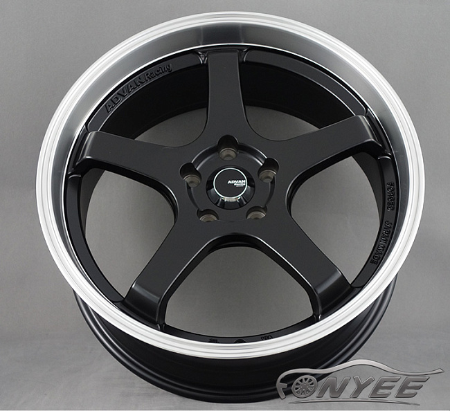 картинка Новые диски Advan GT R19 5x120 ET30 J8,5 черные магазин  StreetTuning 