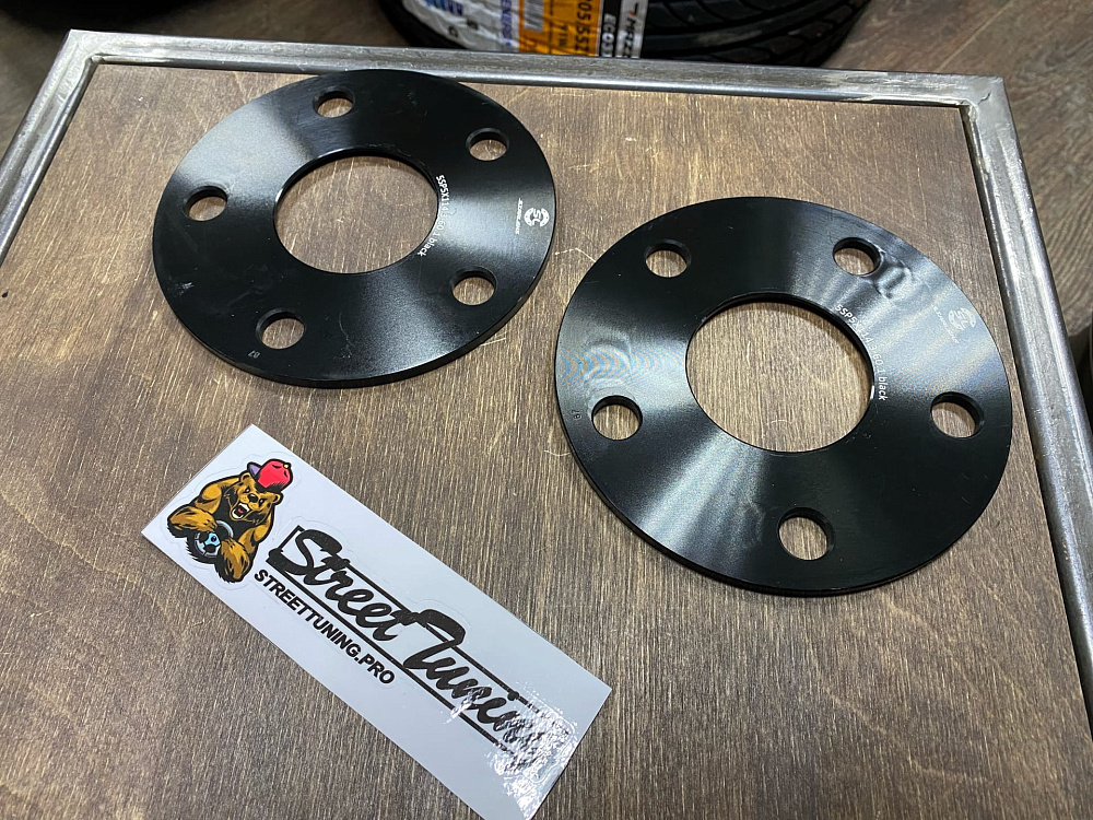 картинка Проставка Starleks 5 мм 5x114.3 цо 60.1 сквозная Black от магазина  StreetTuning