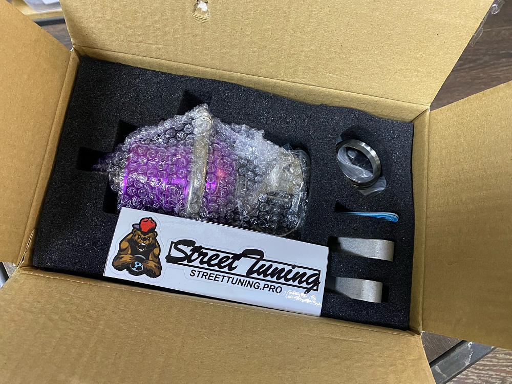 картинка Вестгейт (Wastegate) 44 мм Epman Sport , фиолетовый фланец 2 болта от магазина  StreetTuning