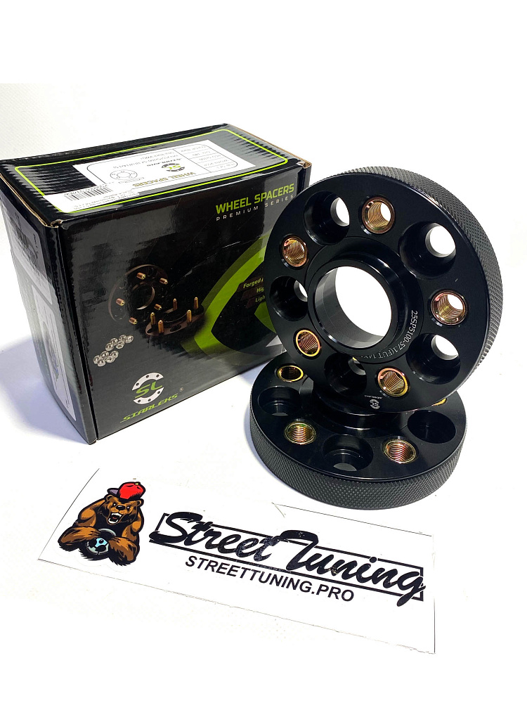 картинка Проставка Starleks 25 мм 5x100, FUT14x1.5 цо 57,1 от магазина  StreetTuning