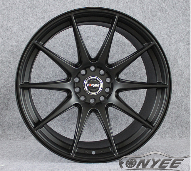 картинка Новые диски XXR 527 R17 5X100 ET38 J7,5, черные матовые магазин  StreetTuning 