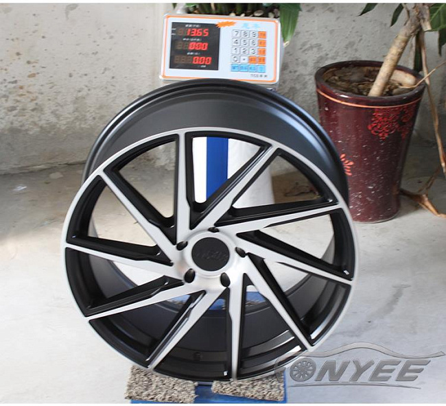 картинка Новые диски F1R F29 R20 5х120 ET35 J8,5 черный + серебро магазин  StreetTuning 