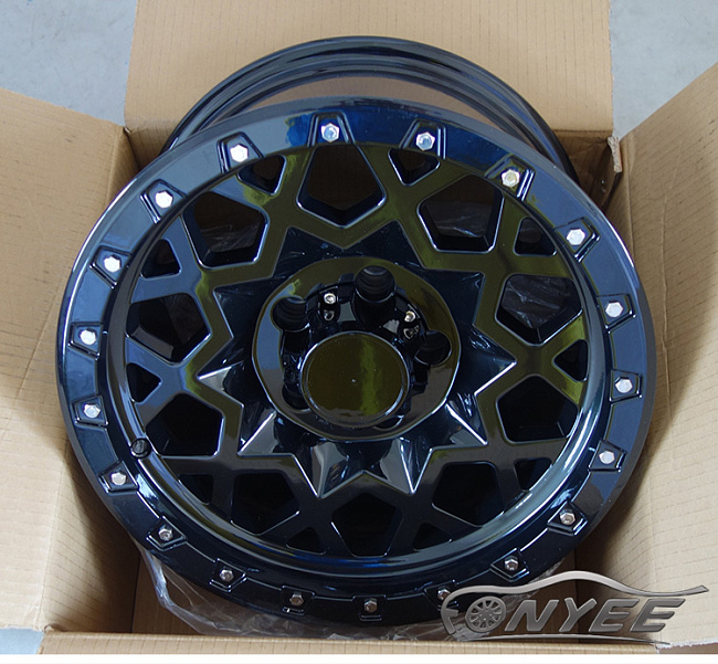 картинка Новые диски Black Rhino Sprocket R16 5X139,7 ET-10 J8,5 черный глянец магазин  StreetTuning 