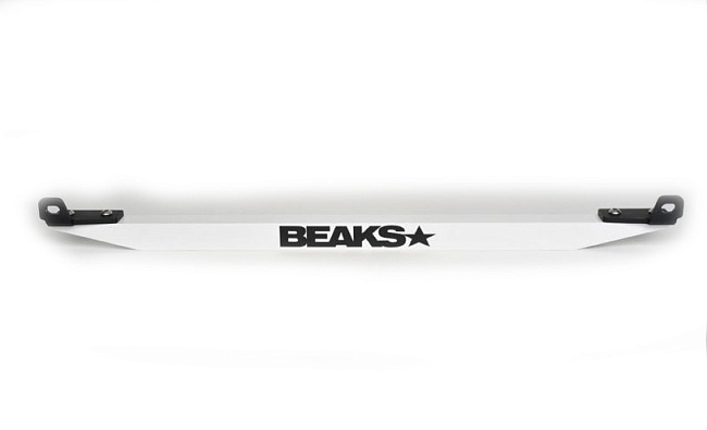 картинка Задний усилитель подрамника BEAKS style для Honda Civic ES FD 2002-2005 г, серебряный магазин  StreetTuning 