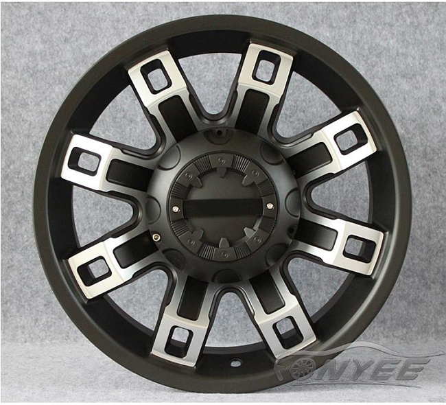 картинка Новые диски Blazn R16 6X135-139.7 ET0 J8 черные + серебро магазин  StreetTuning 