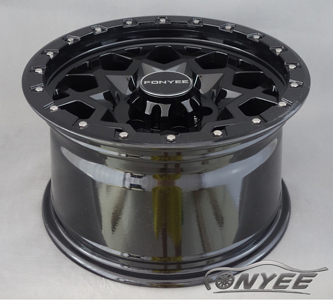 картинка Новые диски Black Rhino Sprocket R16 5X139,7 ET-10 J8,5 черный глянец магазин  StreetTuning 