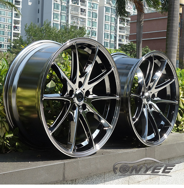 картинка Новые диски Rays G25 R18 5X112 ET38 J8 черный хром магазин  StreetTuning 