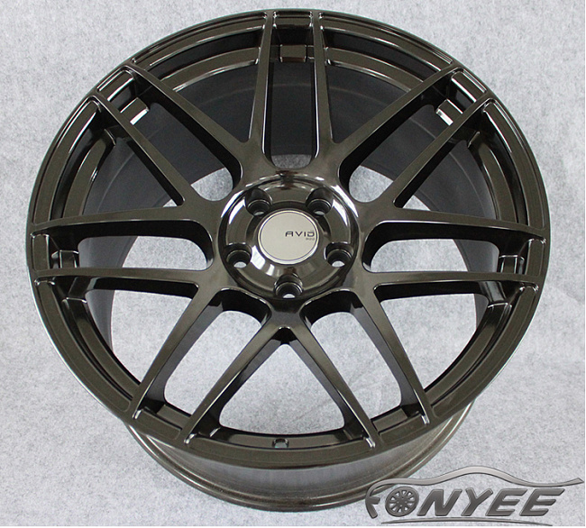 картинка Новые диски CURVA C300 R19 5х120 ET30 J10 черный глянец магазин  StreetTuning 