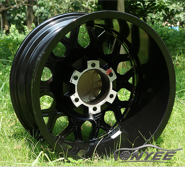 картинка Новые диски Black Rhino Sprocket R16 6X139,7 ET-25 J8,5 черный глянец магазин  StreetTuning 