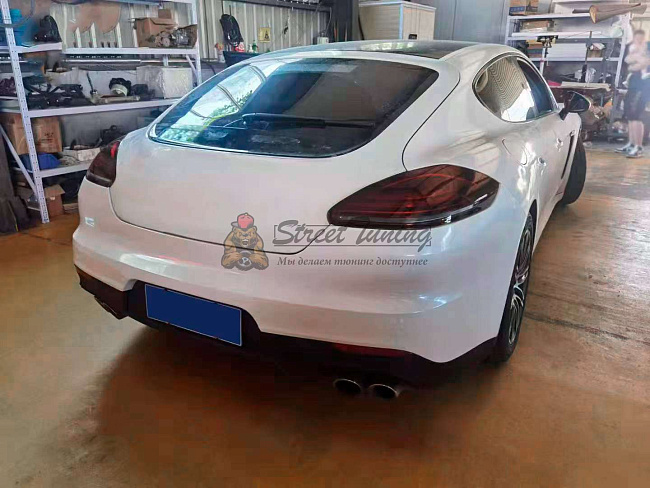 картинка Задний бампер в расширенным сборе для Porsche Panamera 2014-2016 годов (970.2) магазин  StreetTuning 