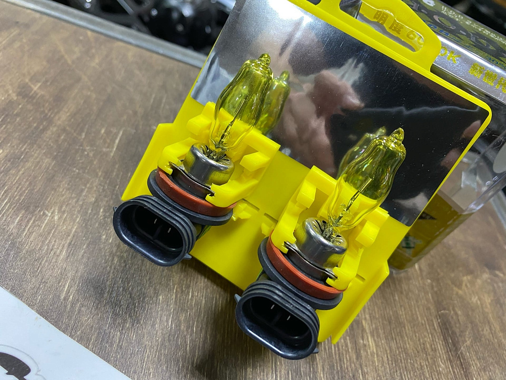 картинка Галогеновые лампочки HOD H11 100W 12V (2ШТ) 3600k от магазина  StreetTuning