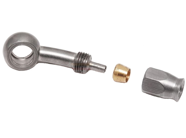 картинка Банжо-фитинг тормозной AN3 20 градусов d10.2 магазин  StreetTuning 