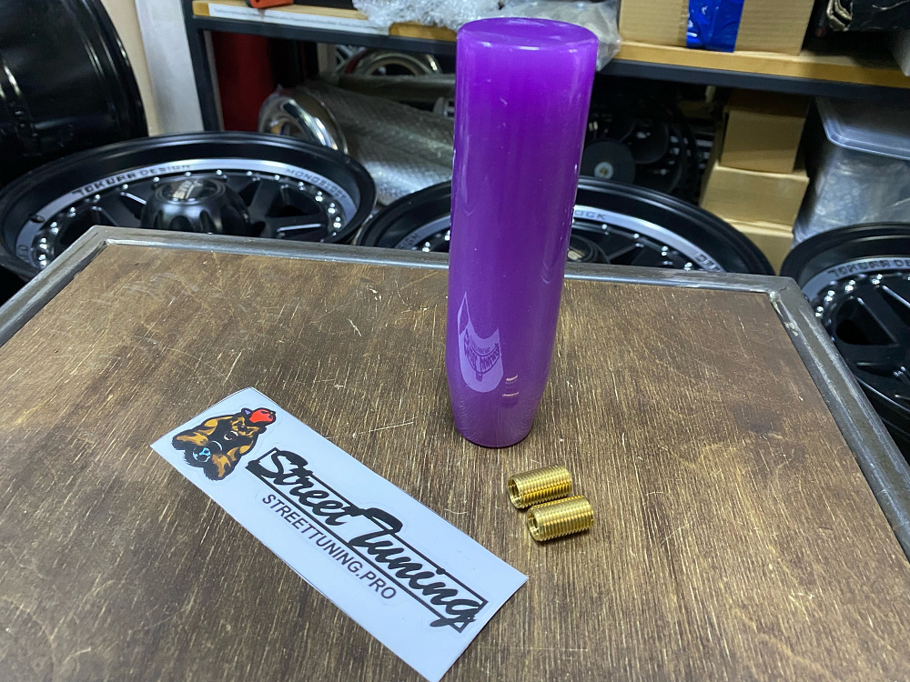 картинка Ручка КПП, цилиндр JDM 15 см, фиолетовая от магазина  StreetTuning