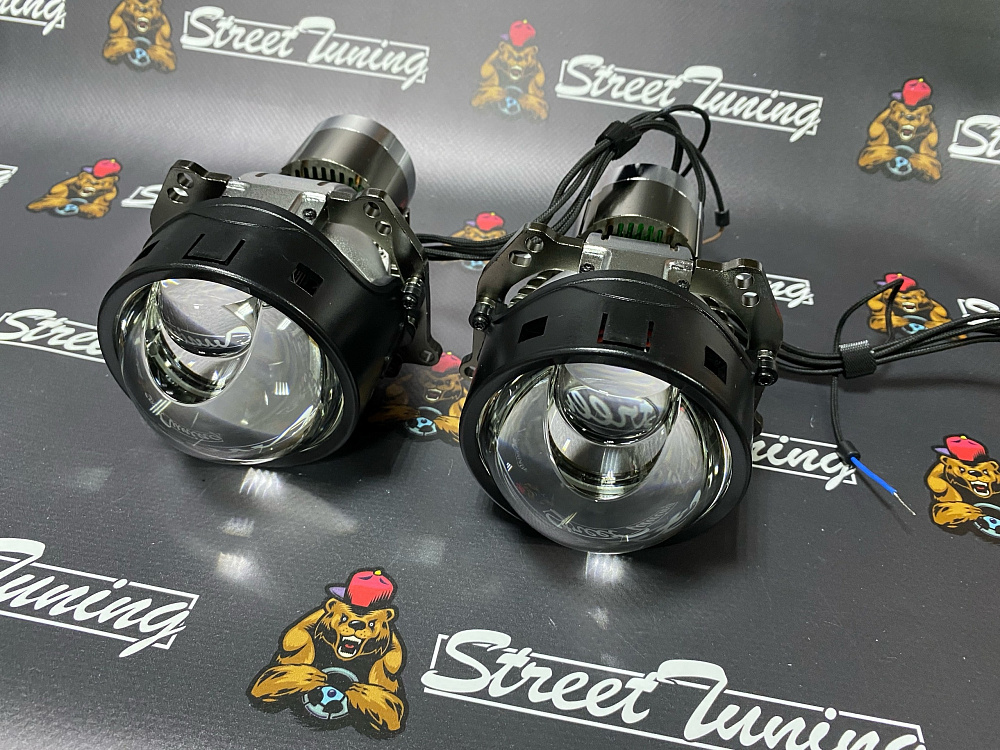 картинка Светодиодные линзы Sanvi L70 Laser, 3 дюйма 5500k от магазина  StreetTuning