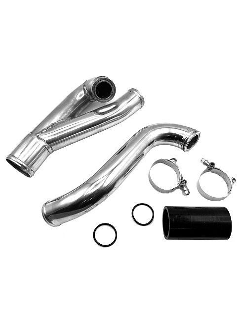 картинка Алюминиевый пайп интеркулера Charge Pipe для BMW N54 135i 335i 535i E82 E88 E90 E92 E60 магазин  StreetTuning 
