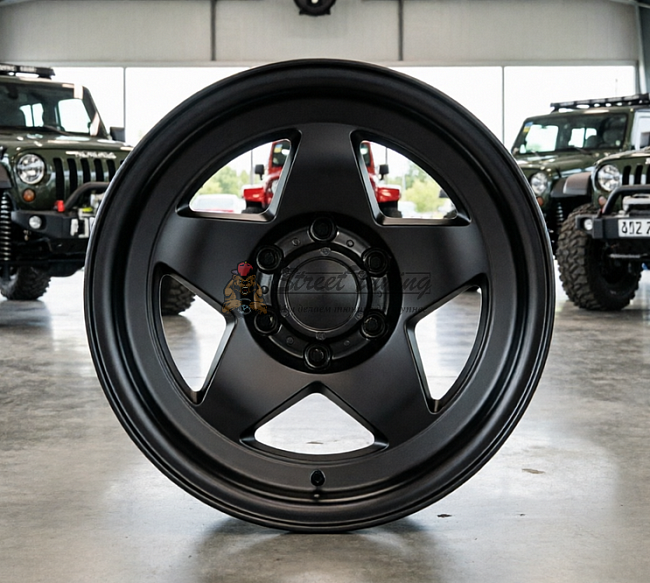 картинка Диски  JIL Wheels JT274  R18 J9 ET-12 5X127 black matt магазин  StreetTuning 