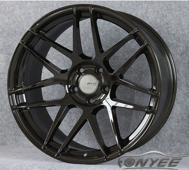 картинка Новые диски CURVA C300 R19 5х120 ET30 J10 черный глянец магазин  StreetTuning 