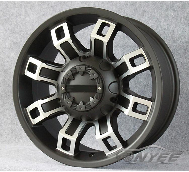 картинка Новые диски Blazn R16 6X135-139.7 ET0 J8 черные + серебро магазин  StreetTuning 