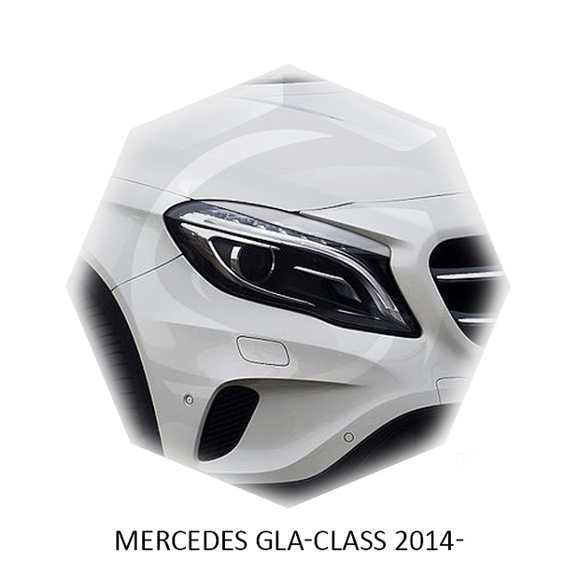 картинка Реснички на фары для  MERCEDES GLA-class X156 2014г- магазин  StreetTuning 